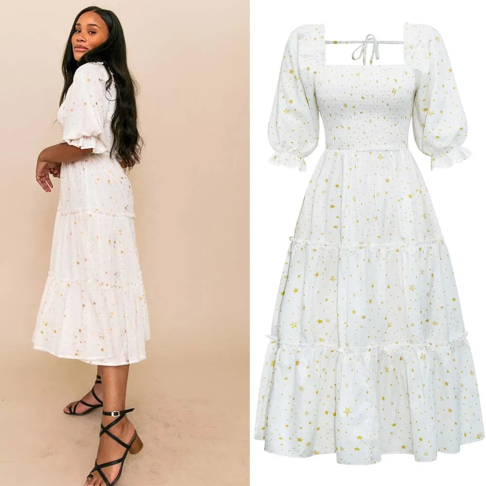 Mother and Daughter Matching Outfits Vestidos Family Matching Dresses Floral Printed Beach Family Look Dress