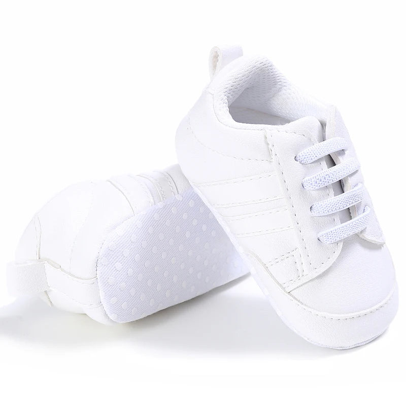 Male and Female Baby Sports Shoes 0-1 Year Old Soft Soled Fashionable Casual Walking Shoes For Spring/Summer Babies and Children