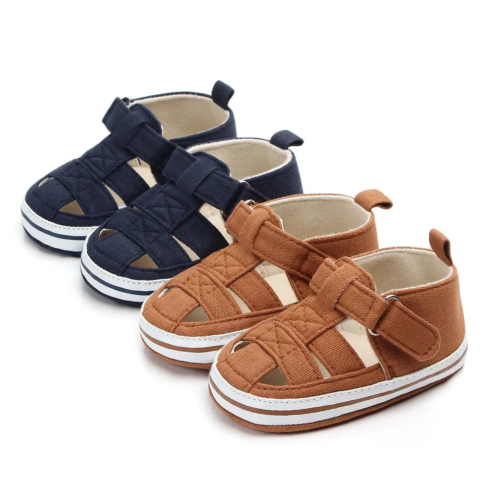 Summer Baby Shoes Sandals Infant Boy Girls Newborn First Walkers Babies Shoes For 0-18M Toddler Soft Sole Breathable Shoes