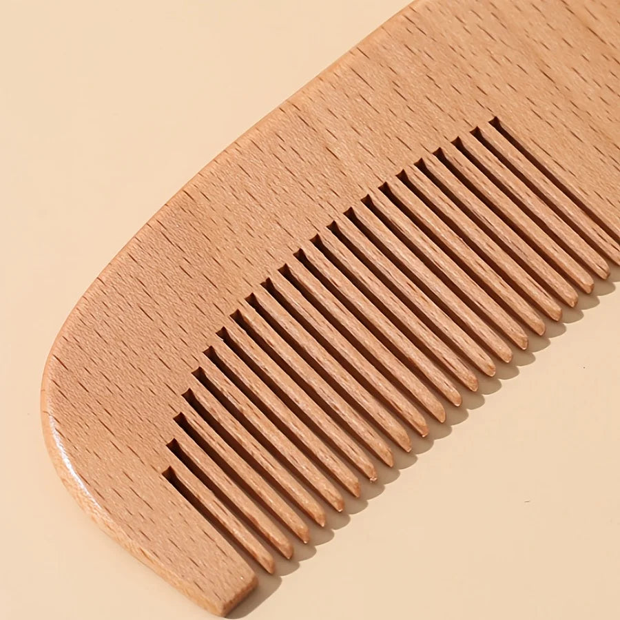 4/6pcs baby Care Set - Newborn Scalp Cleaning Soft Brush, Beechwood Bath Massage Comb, Air Cushion Comb, Nail Clipper, Cutter