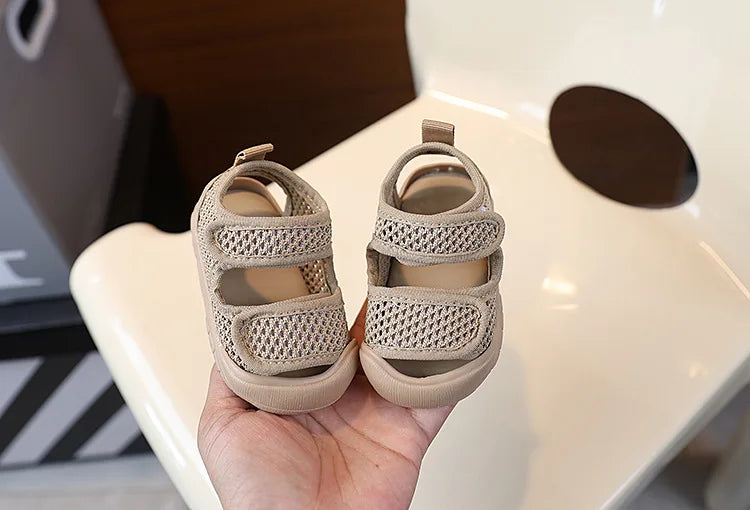 0-3 Years Baby Sandals Soft Summer Shoes Infant Outwear First Walkers Little Toddler Boys Girls Open-toed Sandals For Baby