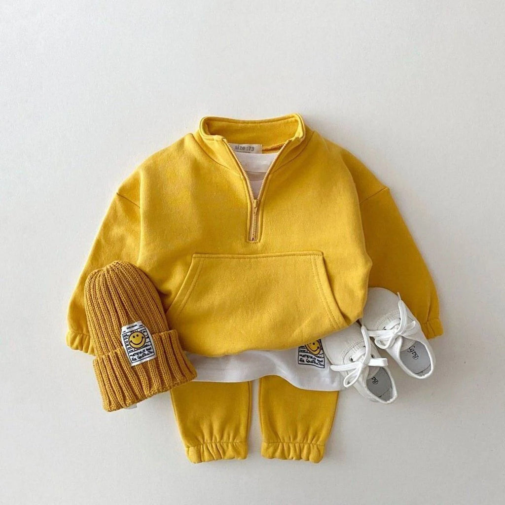 Baby Jungen Mädchen Kleider Set Säugling Kinder Baumwolle Oberteile Jacke Hose Anzug Kleinkind Jungen Sweatshirt Hosen Kleidung 2tlg/Set Trainingsanzug