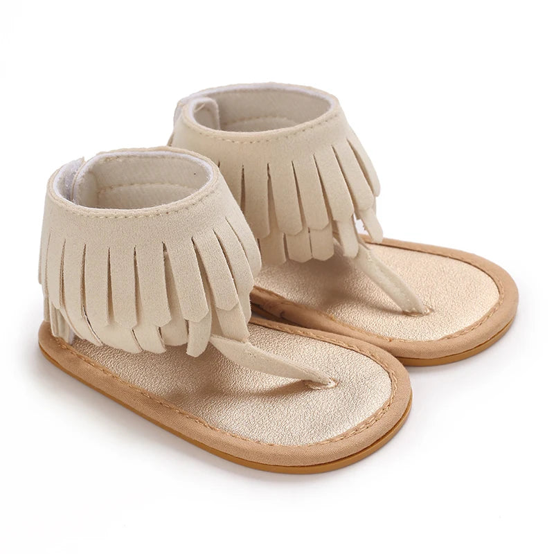 0-18M Baby Walking Sandals - Breathable Anti-Slip Soft Sole Shoes for Newborn Boys & Girls, Summer Infant First Walkers