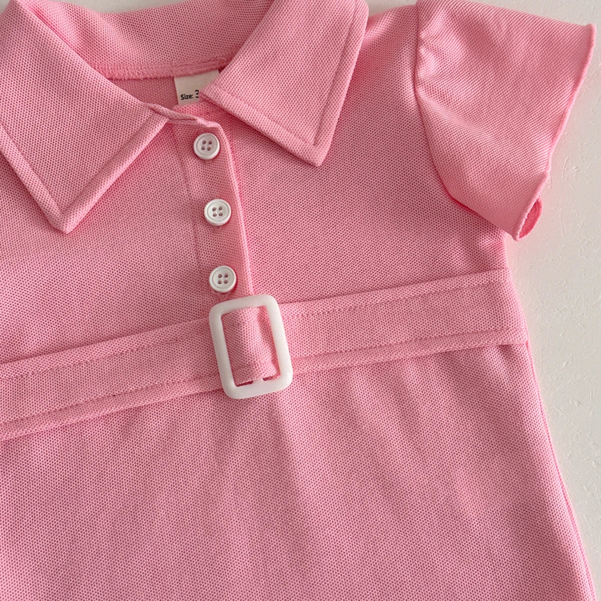 Babykleidung Baby Mädchen Body Sommer Kleidung Einfarbiger Strampler Weicher Freizeit-Overall für Neugeborene Kleidung