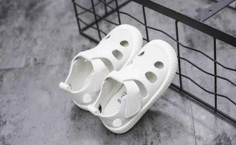 Boys Sandals Children Half Sandals for Boys Girls Toddlers Little Kids Summer Shoes Cut-outs Breathable Fashion Soft Anti-skid