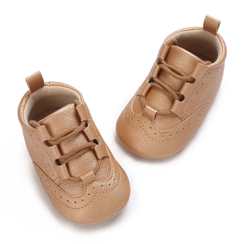 Classic Newborn Baby Shoes White Casual Shoes Boys Girls Shoes Fashion Sneakers Soft Sole Non-Slip Toddler Shoes First Walkers