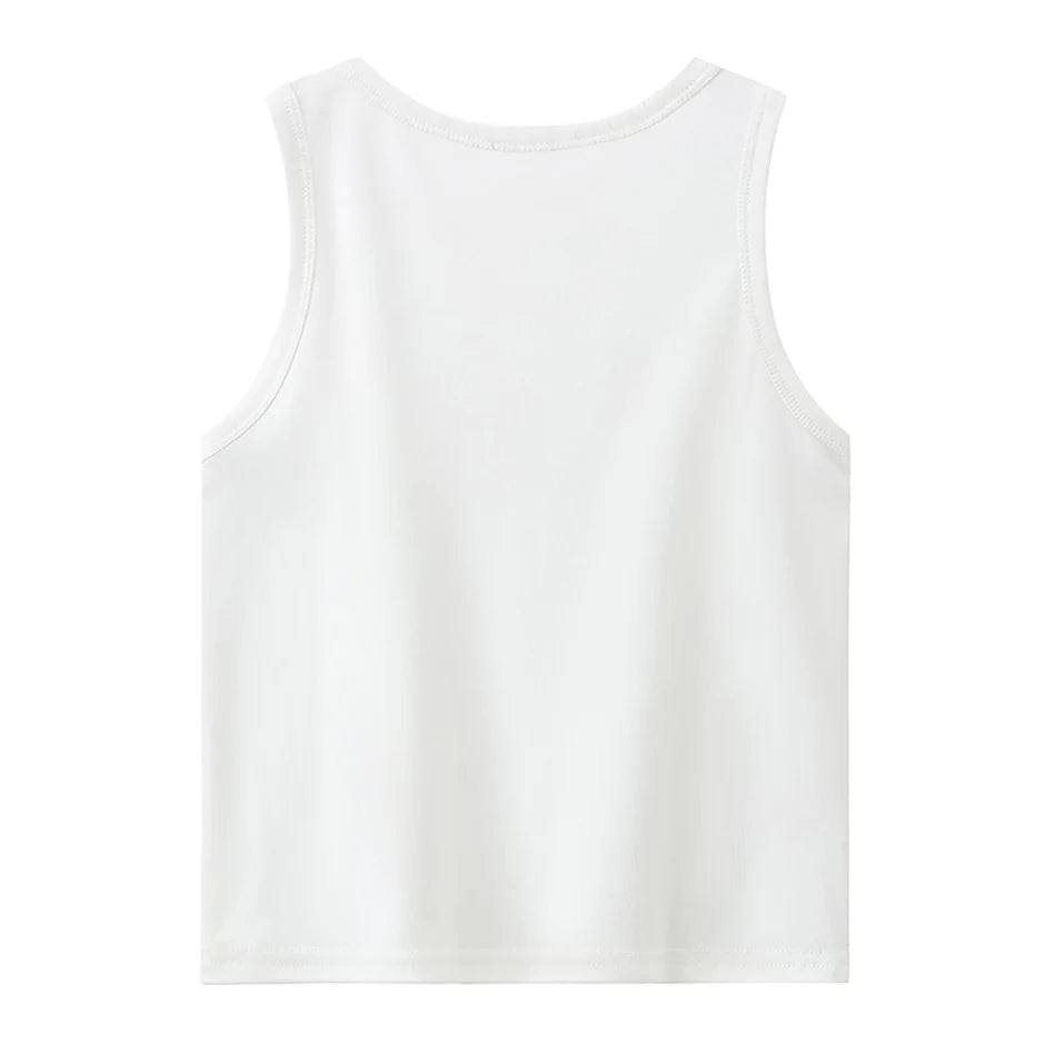 1/3/4 Piezas Chaleco Joker de Color Sólido Delgado para Niños Cuatro Estaciones Camisa de Fondo Suelta y Cómoda para Niño Camiseta Dulce y Encantadora para Niña