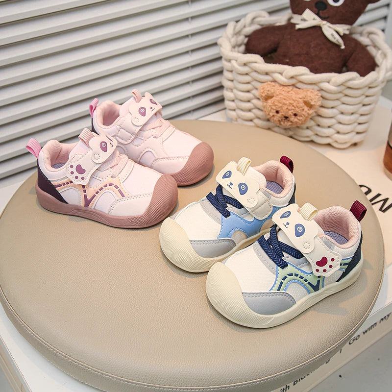 Baby Walking Shoes Autumn New Style Girls RetroStyle Soft Sole Non Slip Casual Shoes Boys BreathableVersatile Forrest Cute Shoes