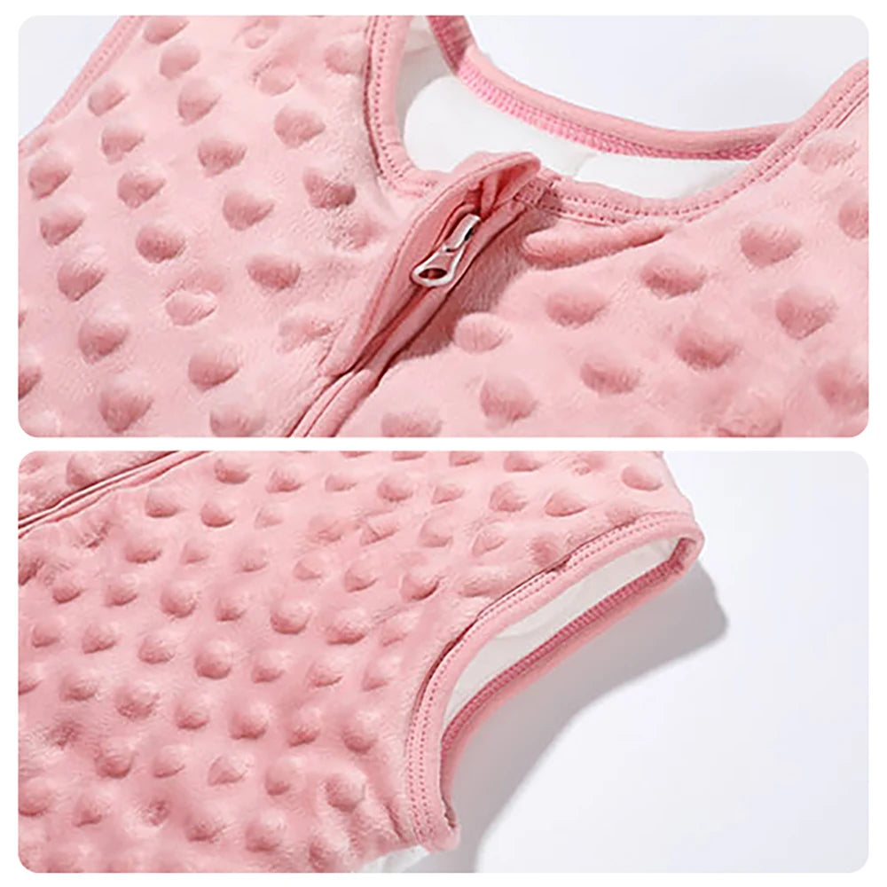 Saco de dormir para bebé de 3 a 24 meses, manta tipo saco de dormir de otoño, 1.5 Tog, tacto suave, estampado de estrellas de mar y conchas, estilo chaleco
