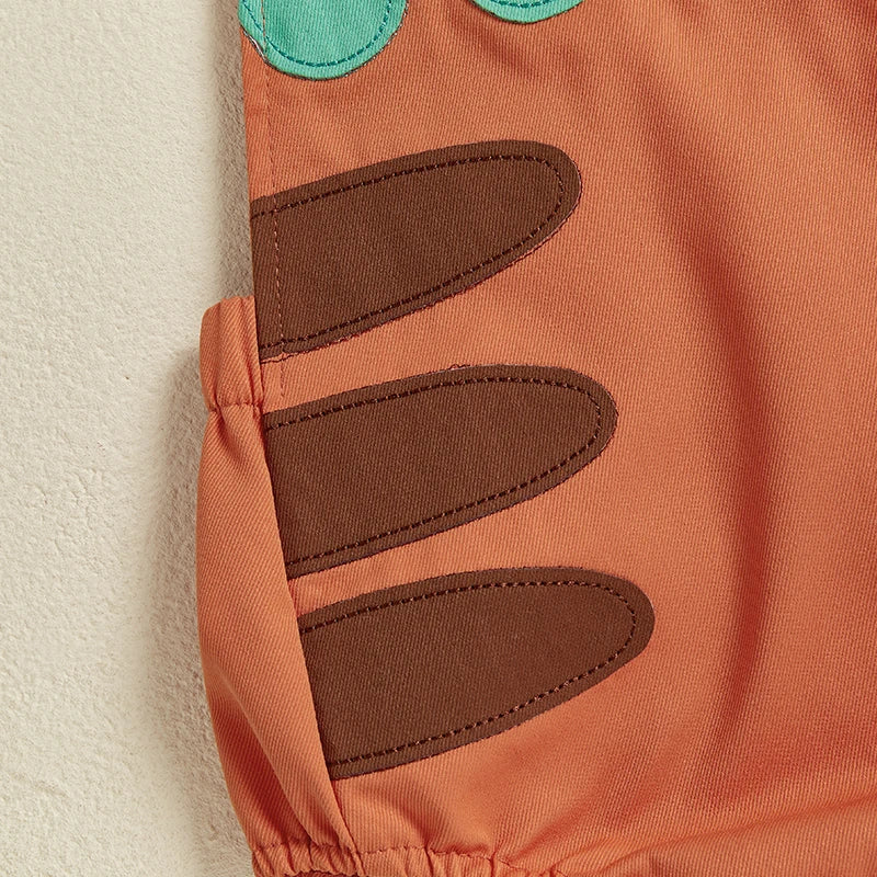 0-18 Monate Kleinkind Neugeborenes Baby Sommer-Outfit Freizeit Ärmelloser Früchte-Overall Strampler mit Hut 2-teiliges Set für Jungen und Mädchen