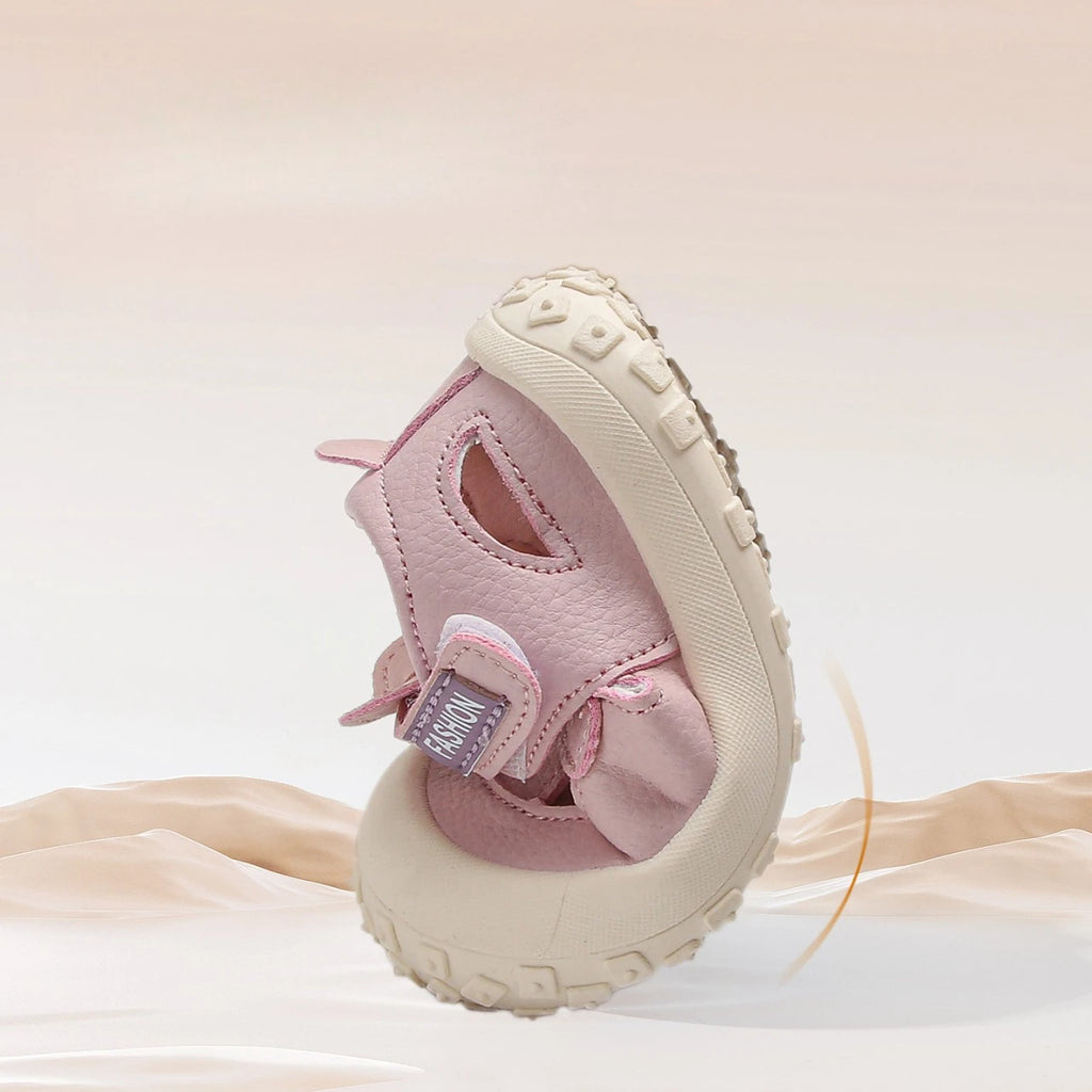 Baby Boys Girls Sporty Sandals 2026 New Summer Toddler Toes Capped Sandals Non-slip Simple Chic Versatile Outdoor Play Barefoot