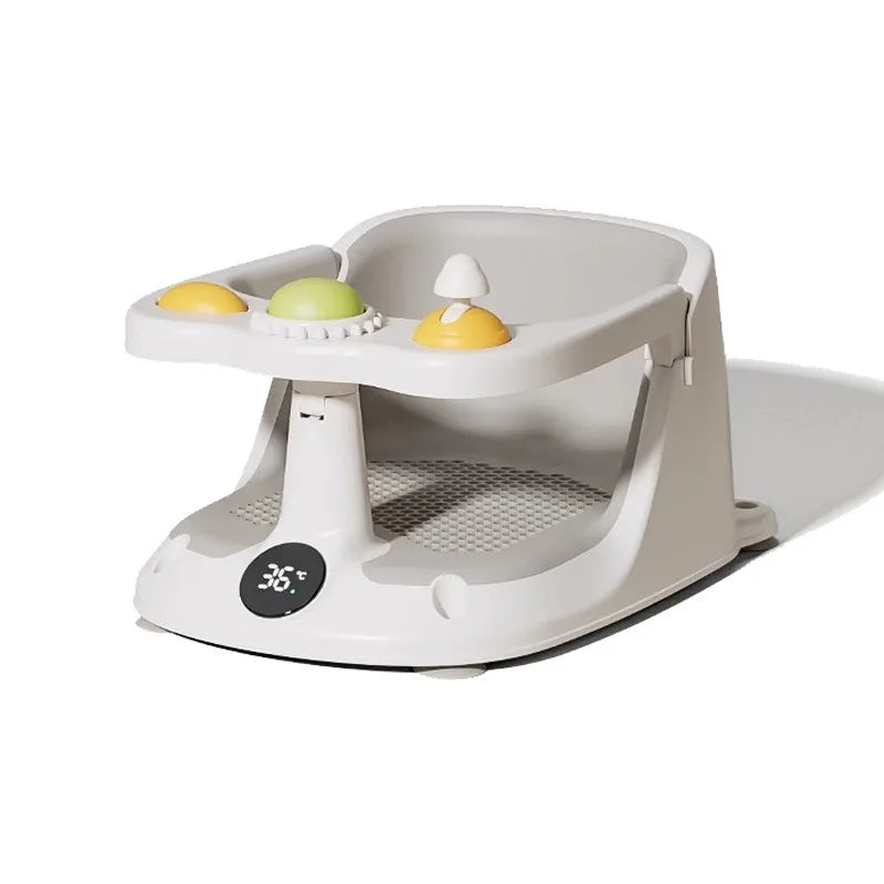 Baby Bath Seat for Babies 6 Months & Up - Bathtub Seats for Babies Sitting Up with Rinse Cup, Non-Slip, Comfortable, Infant Bath