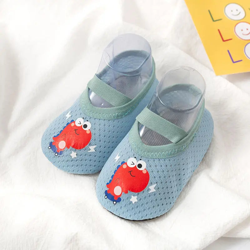 Baby Toddler Shoes First Walkers Non-slip Thickening Shoes Sock Floor Shoes Foot Socks Animal Style for For Babies Flat Shoes