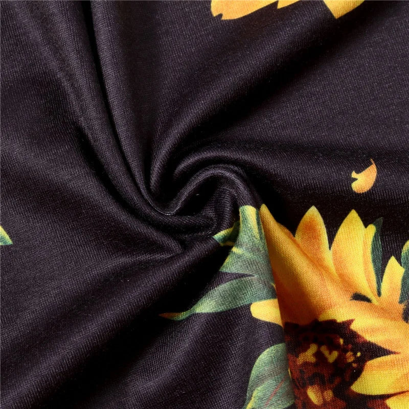 2026 New Fashion Mother Daughter Matching Dresses Family Sets Floral Woman Girls Long Dress Outfits Sleeveless Family Look Dress