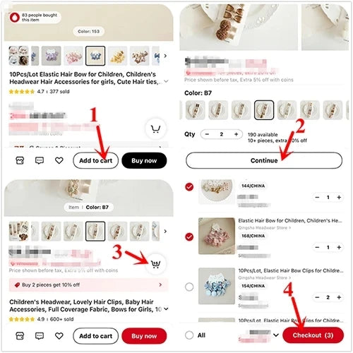 Niedliche Baby-Haar-Accessoires Schleifen Haarspangen für Mädchen