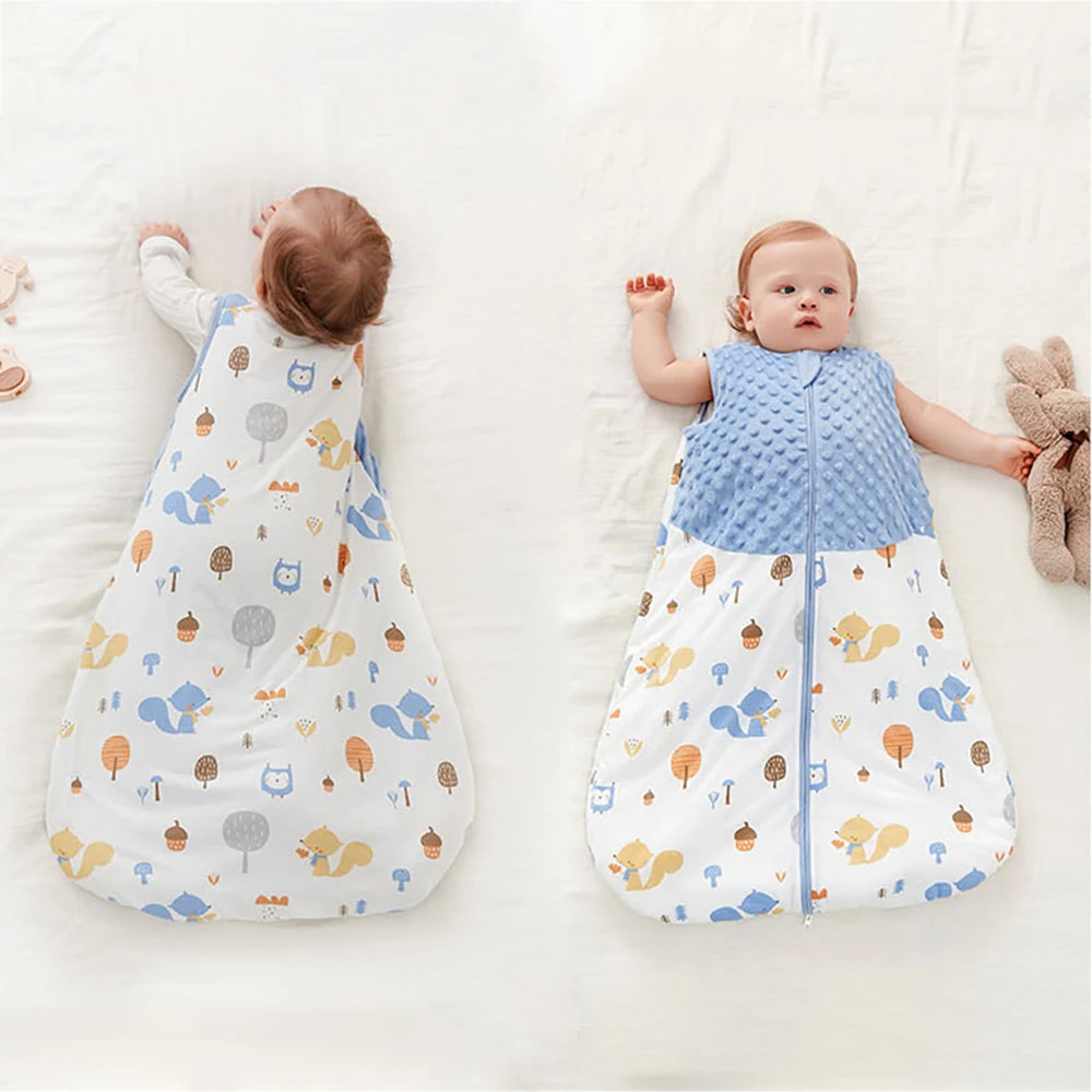 Saco de dormir para bebé de 3 a 24 meses, manta tipo saco de dormir de otoño, 1.5 Tog, tacto suave, estampado de estrellas de mar y conchas, estilo chaleco