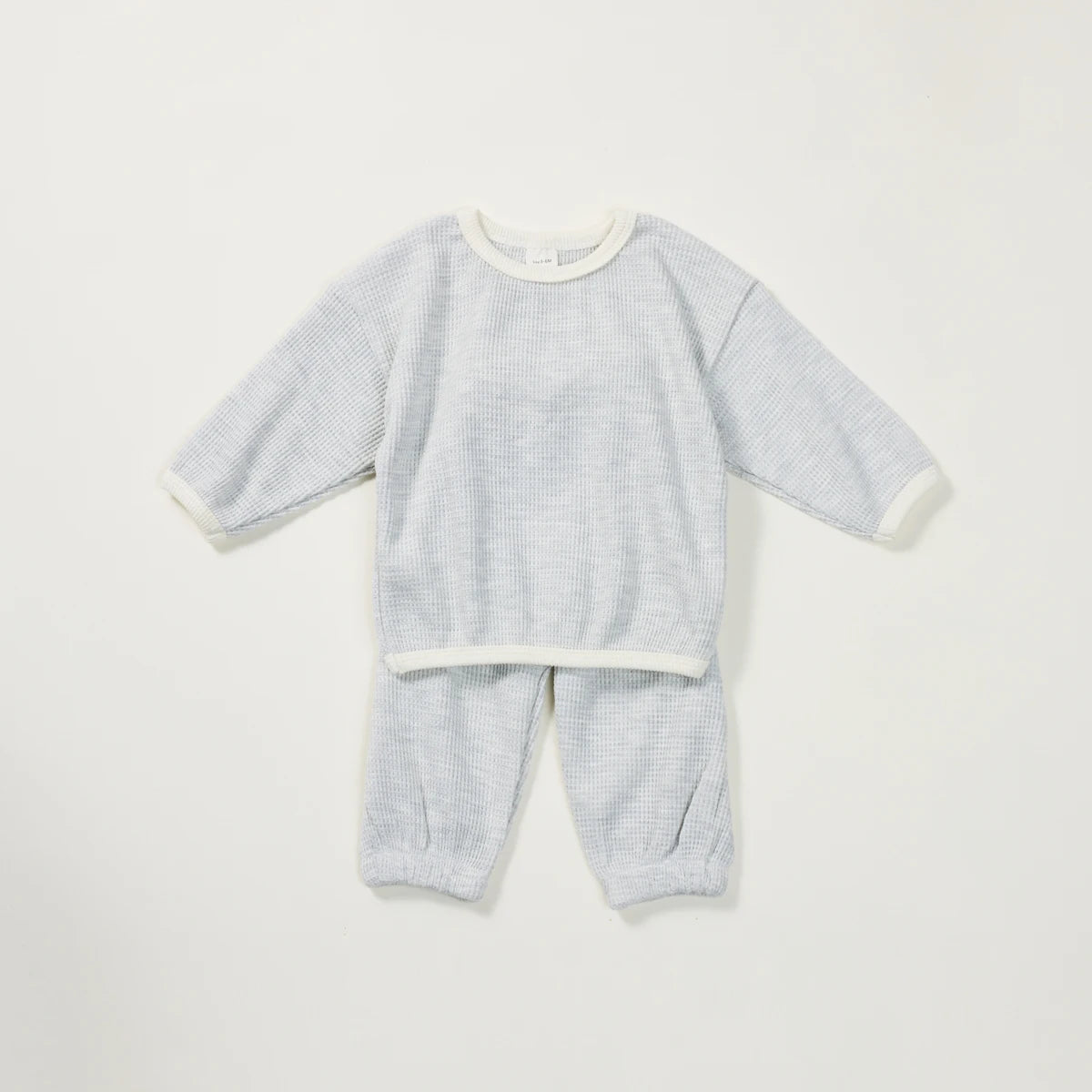 Koreanischer Stil Kinder Kleidung Anzug Waffel Pullover+Hosen Baby Jungen Mädchen Kleidung Set Frühling Herbst Kinder Kleidung Anzug