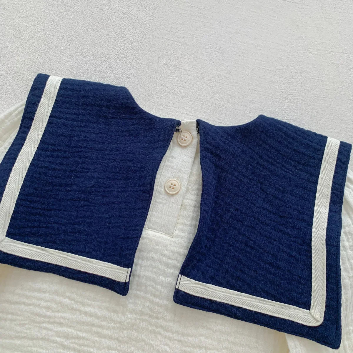 Neu im Herbst Kinder Baby Mädchen Langarm Marineführer Bären Oberteil T-Shirts + einfarbige Shorts Kleinkind Baby Baumwoll-Kleidungsset 2tlg.