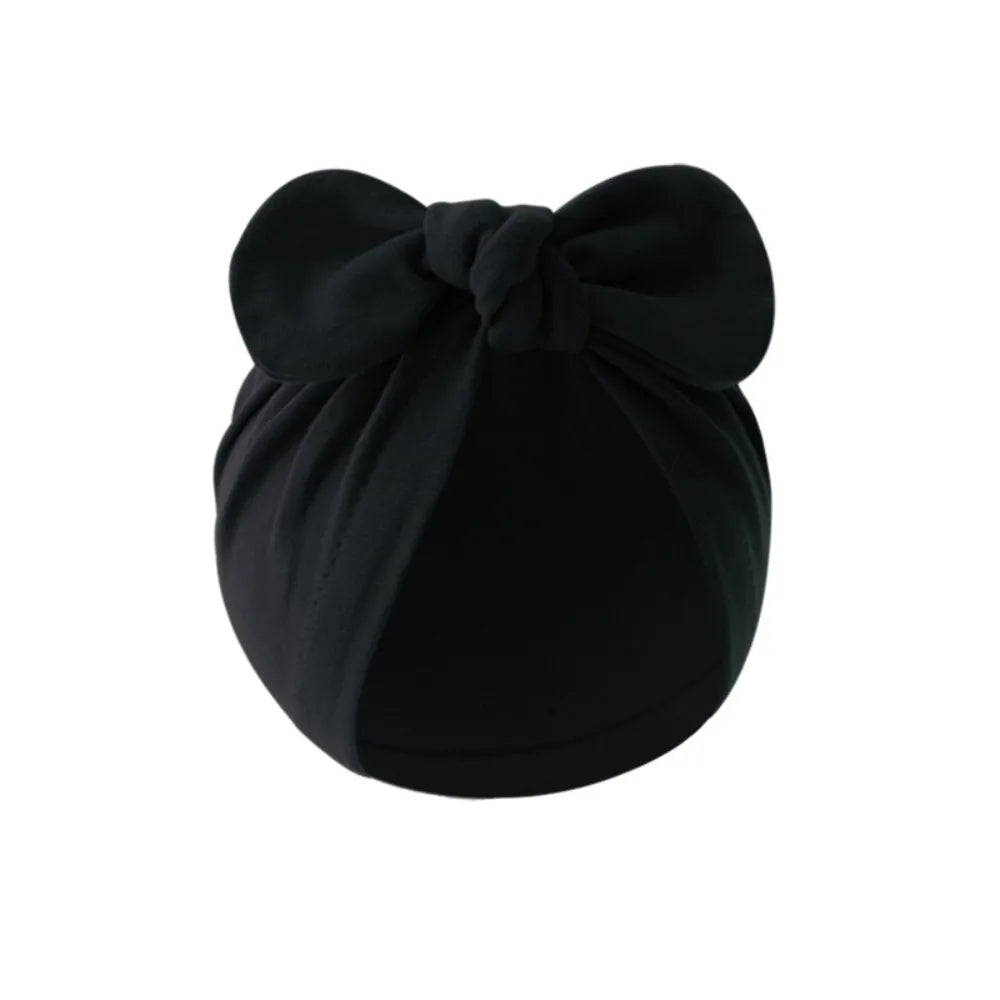 Baby Girls Boys Hat Cute Flower Knot Bunny Ears Hat Cotton Newborn Beanie Caps For Kids Toddler Infant Hair Accessories