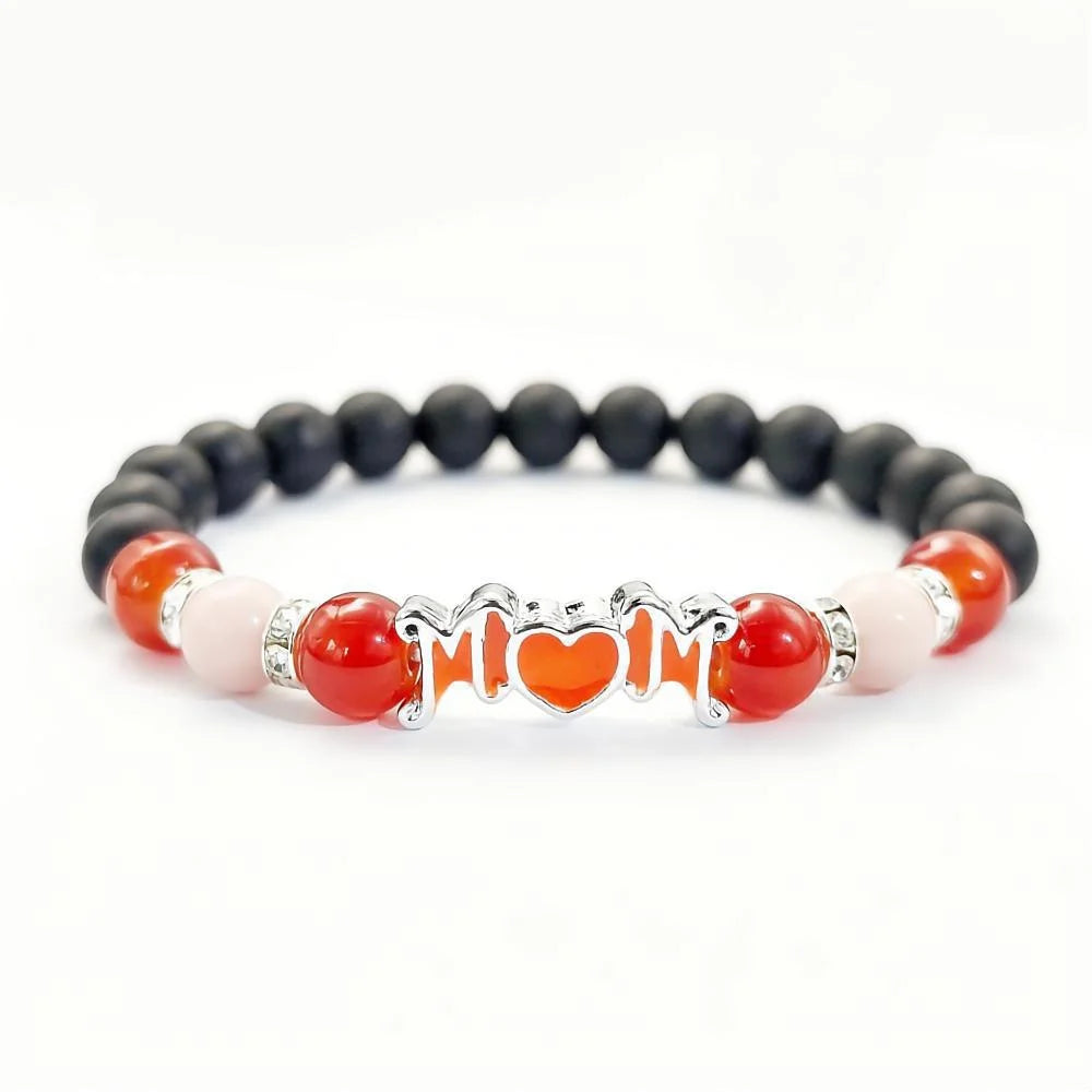 Mother'S Day Love Night Light Bracelet Fashion Glow In The Dark Beaded Bracelets For Women Mom Jewelry Gift 2025 New