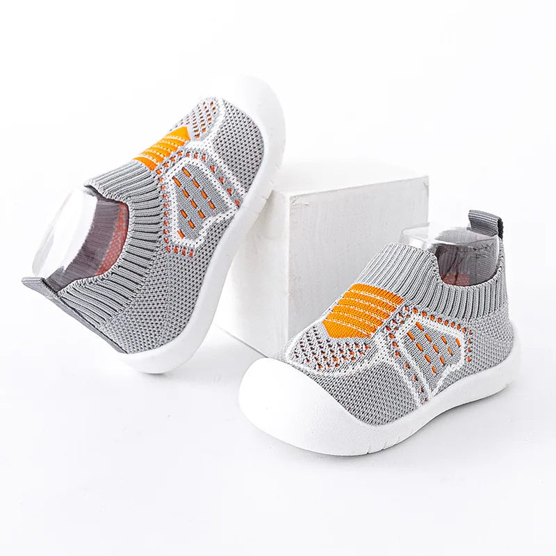 Baby Schuhe Anti-Rutsch Atmungsaktive Krabbelschuhe mit Gummisohle für Kinder Jungen Mesh-Schuhe Weiche Sohle Baby Mädchen