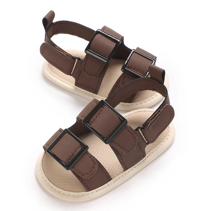 Baby Shoes Summer Collection For Boys Aged 0-1 Including Ankle Sandals and Baby Walking Shoes