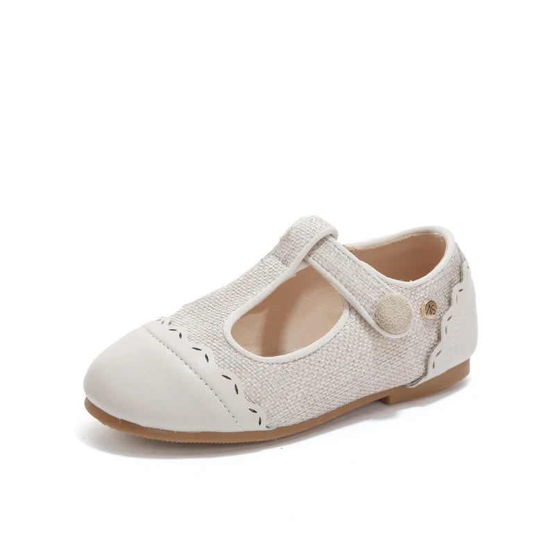 AS Kids Shoes Children Shoes Baby Boys Leather Loafers Toddler Slip On Princess Flats Girls Fashion Oxford Platform Mary Jane