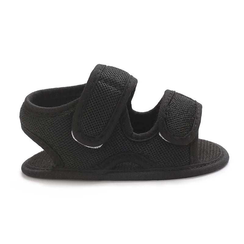 0-18M Baby Walking Sandals - Breathable Anti-Slip Soft Sole Shoes for Newborn Boys & Girls, Summer Infant First Walkers
