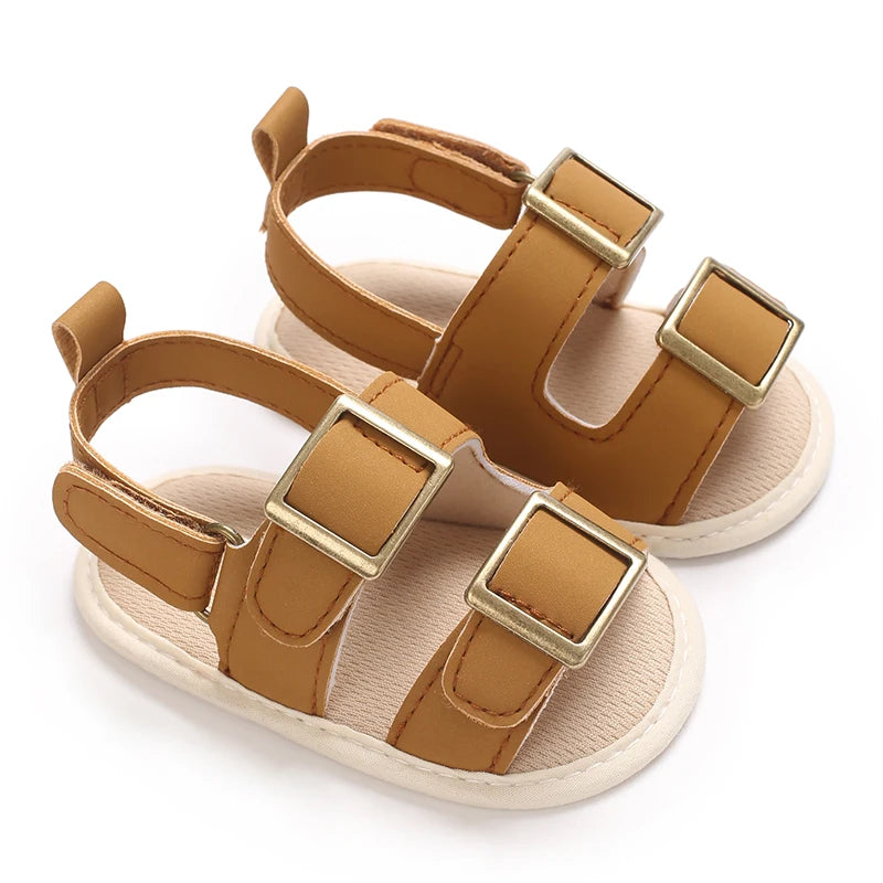 Baby Shoes Summer Collection For Boys Aged 0-1 Including Ankle Sandals and Baby Walking Shoes
