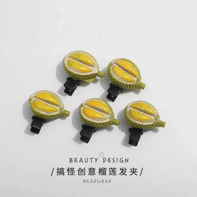 Funny Novelty Hair Pin For Baby Girl Hair Accessories Simulation Food Sunflower Seeds Egg Pinches For Hair Girl Hair Hooks Clips