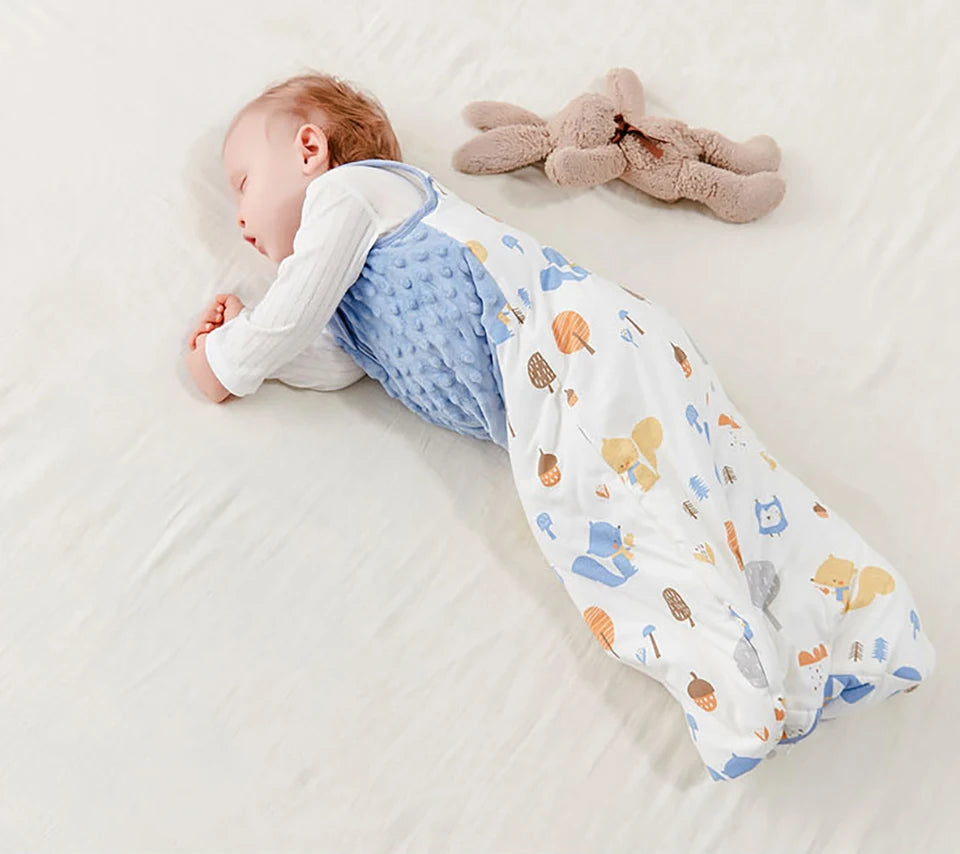 Saco de dormir para bebé de 3 a 24 meses, manta tipo saco de dormir de otoño, 1.5 Tog, tacto suave, estampado de estrellas de mar y conchas, estilo chaleco