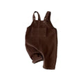 Herbst Winter Kleinkind Baby Jungen Mädchen Einfarbig Cord Latzhose Strampler Kinder Overall Kleidung