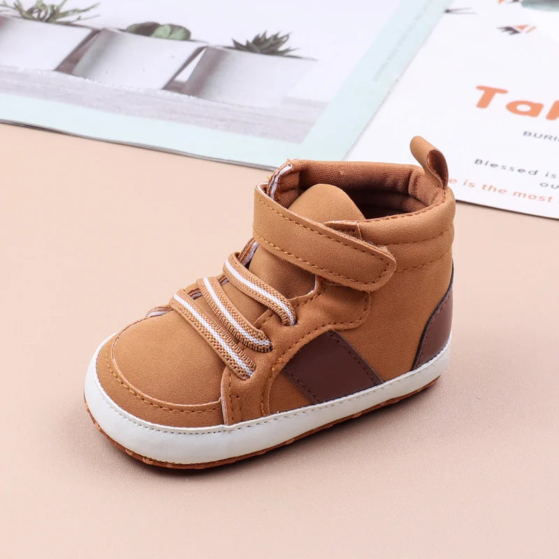 Zapatos de bebé de algodón suave de alta calidad, estilo primavera y otoño, para niños y niñas de 0 a 9 a 18 meses, nueva moda para bebés 2024 BHX3190