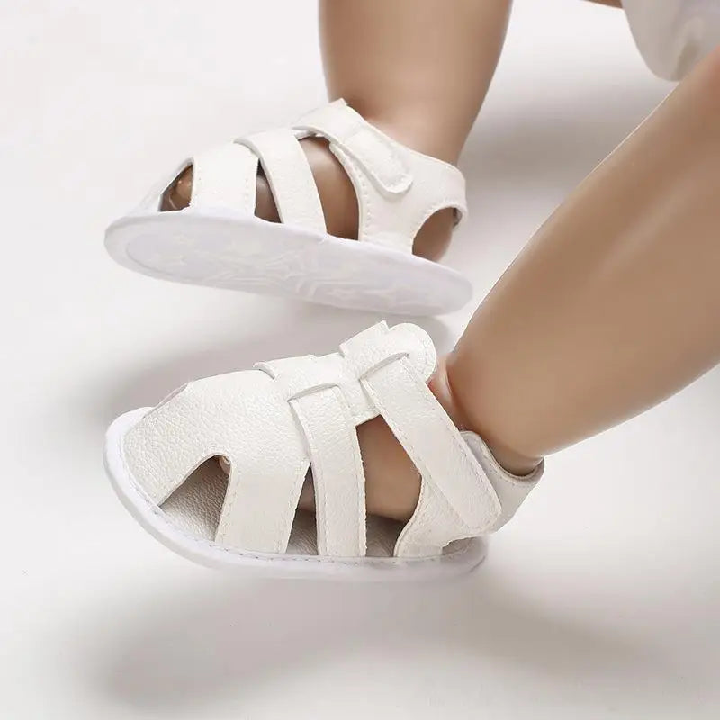 Baby Girl Sandals 0 to 6 12 18 Months 2023 Fashion PU Leather Babies Sandals for Boys Newborn Kids Sandals Summer Children Shoes