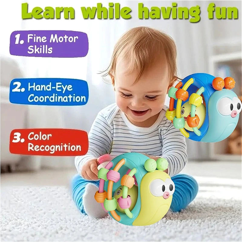 Baby Balls Rattle Comforter Toy Soft Hand Grasp Ball Educational Sensory Toys Activity Baby Crawling Toys 0 6 12 Months