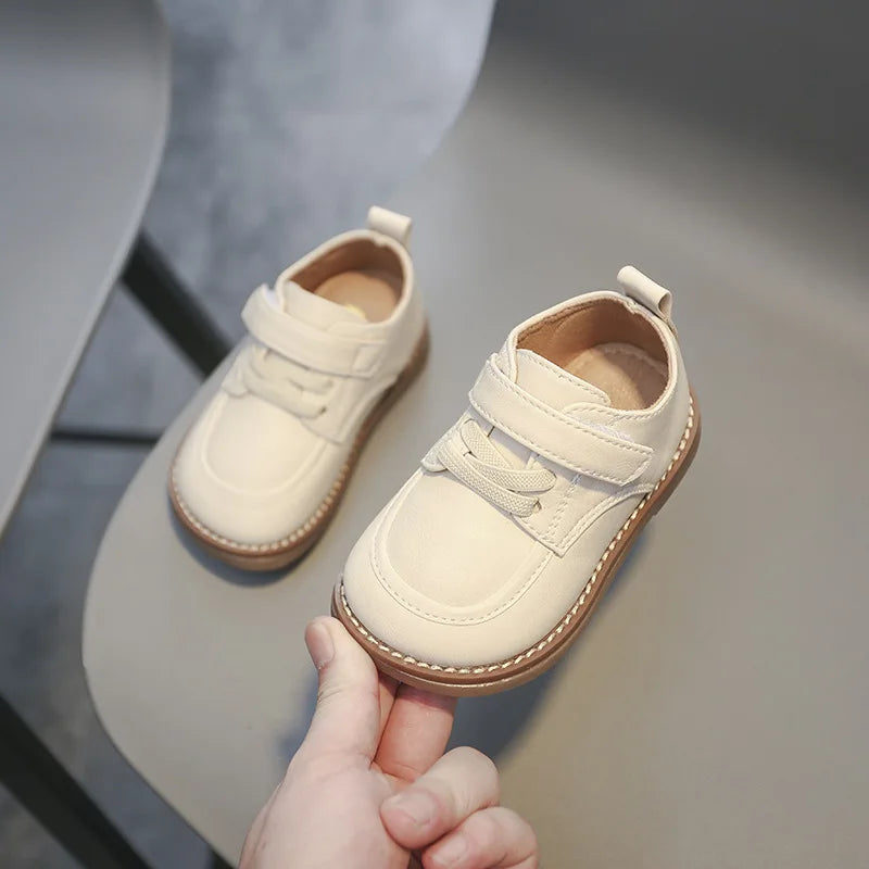 Baby Boys Leather Shoes Spring Autumn Kids Casual Shoes Comfortable British Style Children Birthday Party Shoes Size 15-30