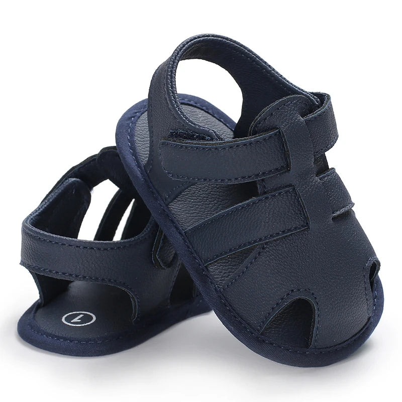 0-18M Baby Walking Sandals Breathable Soft Sole Shoes Newborn Boys Girls Summer First Walkers Infant Toddler Beach Casual