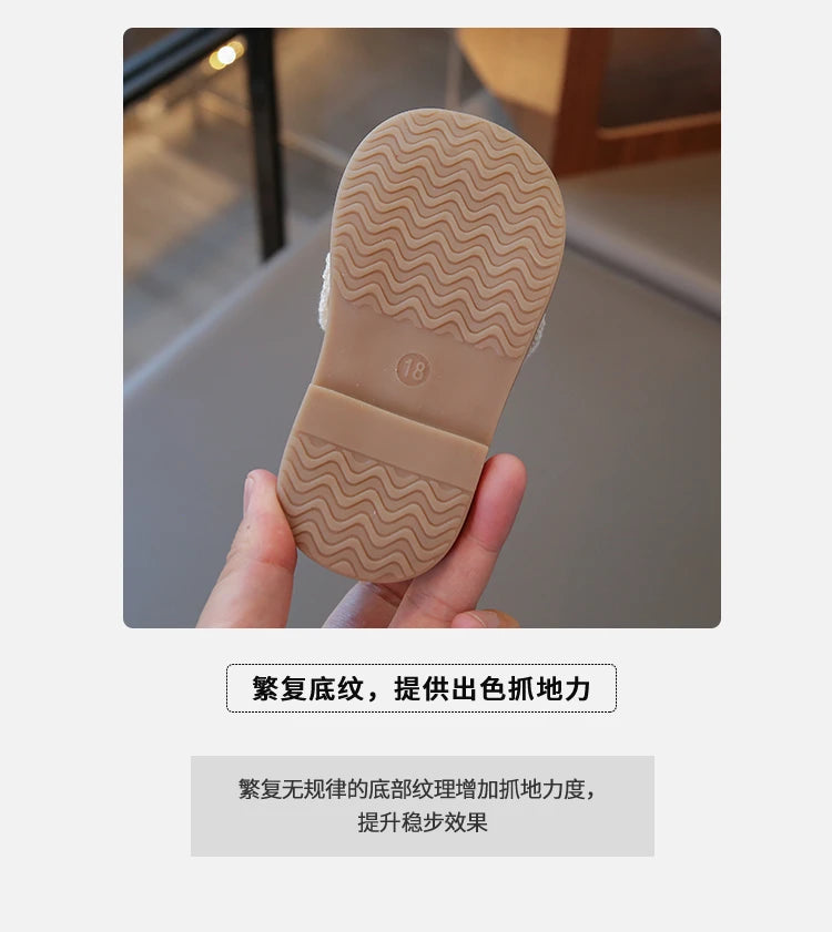Elegant Baby Shoes Spring Autumn Girls Princess Walking Shoes Fashion Versatile Children's Leather Shoes Kids Flats Breathable