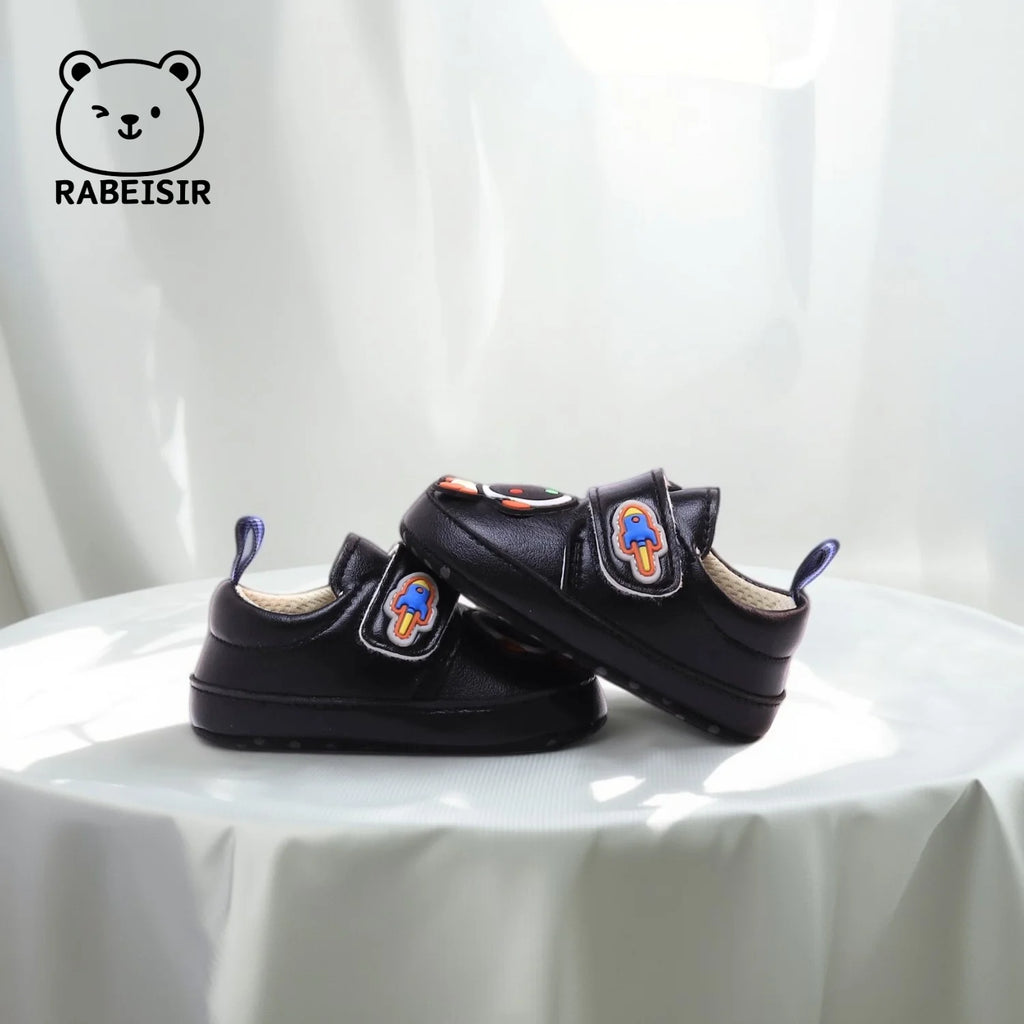 Baby Jungen Sneakers 0-1 Jahre Baby Kleinkind Schuhe Weiche Sohle Atmungsaktiv Rutschfest Cartoon-Muster