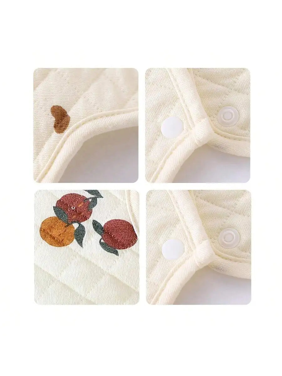 3Pcs Baby Bibs, Soft and Skin-Friendly - Anti-Drool - Anti-Vomiting - Newborn Absorbent and Breathable Bibs, Cute Cartoon Patterns, Suitable for Infants Aged 0-3 Years, Perfect Gift for Babies on Christmas, Halloween, and Tha
