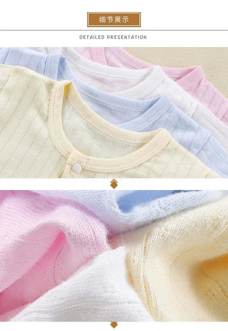 Ropa para recién nacidos de bebé, mameluco de manga corta para bebés de 0 a 2 años, pelele para niños y niñas, ropa para envolver niños.