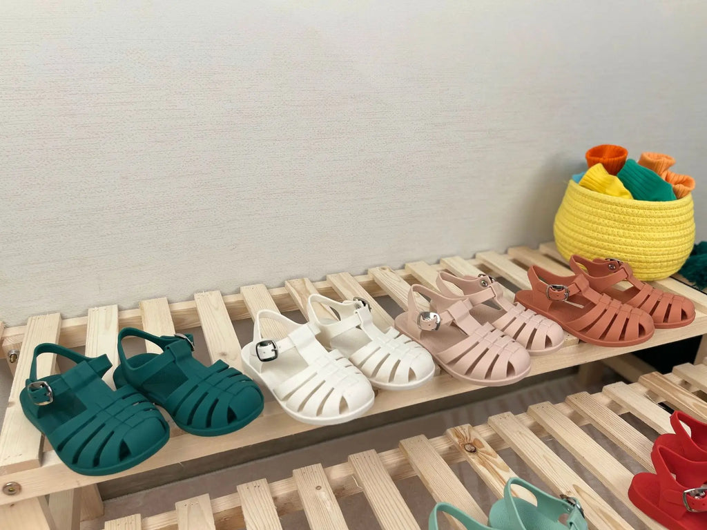 Baby Girls Summer Sandals 2-7y Toddler Soft Non-slip Princess Solid Kids Candy Jelly Children Shoes Casual Roman Sandals