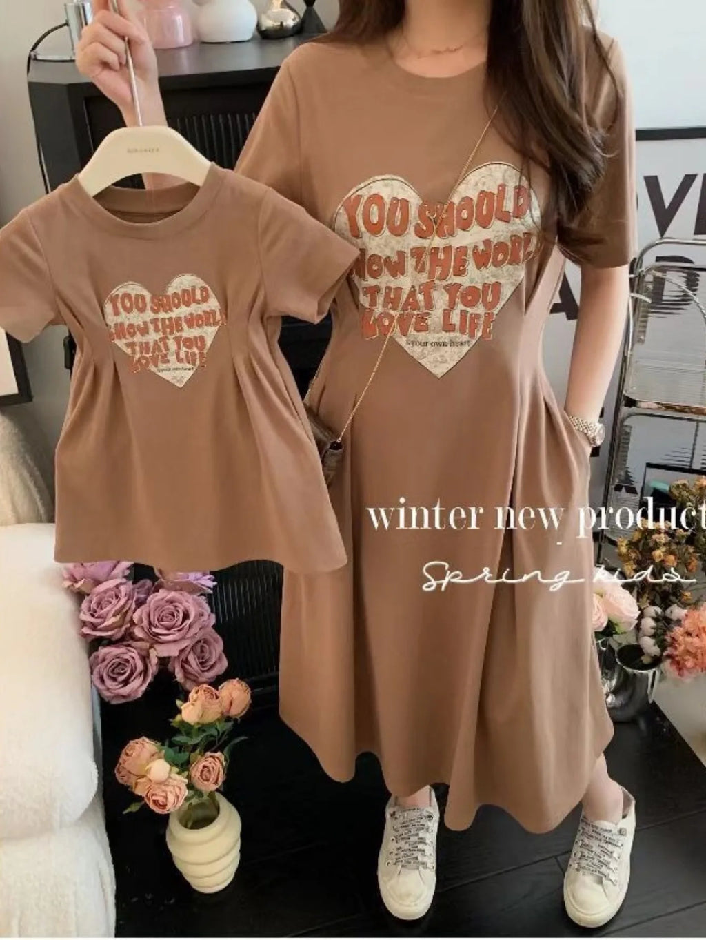 Mom and Daughter Clothes Mommy Daughter Matching Outfits Girl Clothing Summer Dresses Dress for Girls Women's Skirt Mother Kids