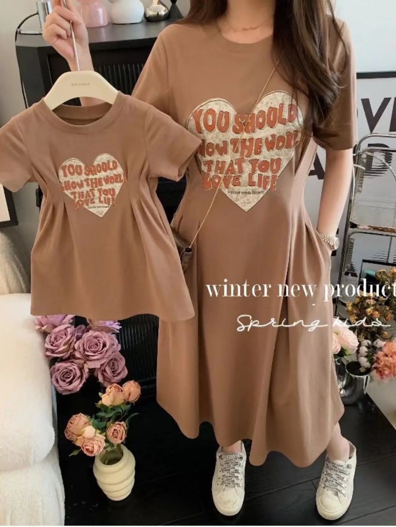 Mom and Daughter Clothes Mommy Daughter Matching Outfits Girl Clothing Summer Dresses Dress for Girls Women's Skirt Mother Kids