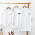 Summer 2025 Cotton Baby Mom Dad T Shirts Tops Fashion Family Matching Outfits Daddy Mommy And Daughter Son Matching Clothes