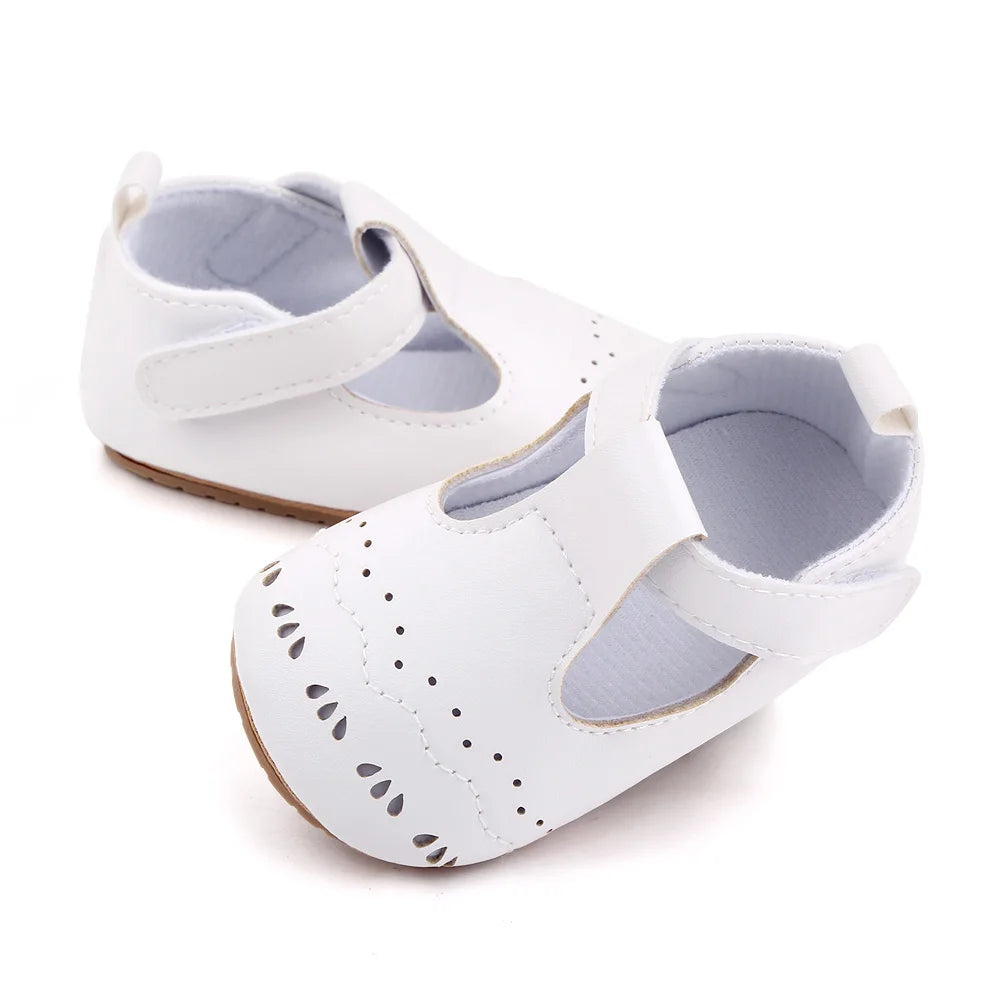 Baby PU Shoes Soft PU Leather and TPR Sole Anti-slip Design for Baby Boys and Girls Prewalking Shoes High Quality Infant Sandals
