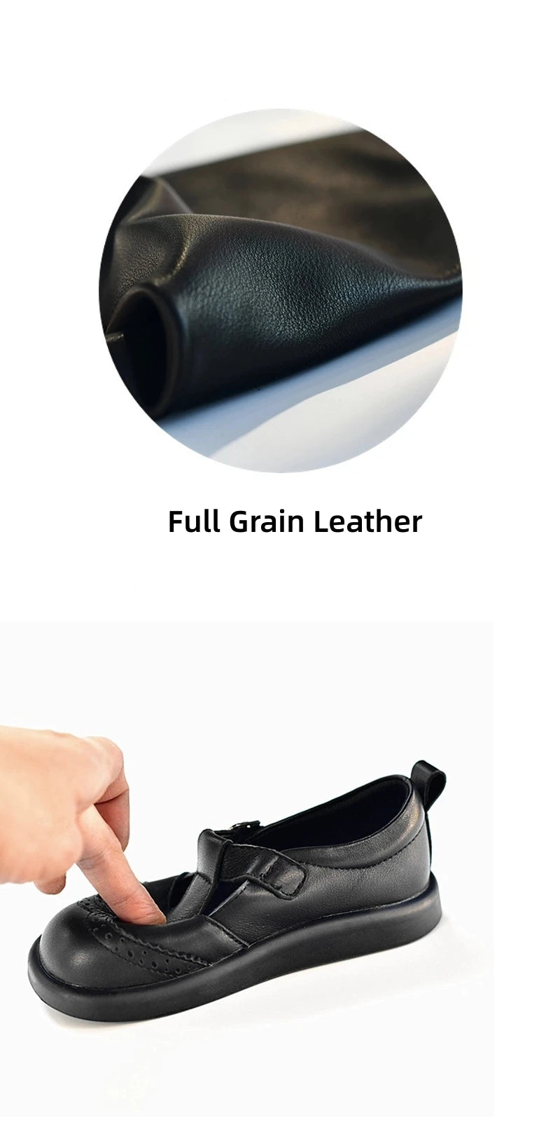 Genuine Leather Boys Leather Shoes Autumn Spring Cow Leather Children's School Shoes Party Baby Girls' Casual Shoes