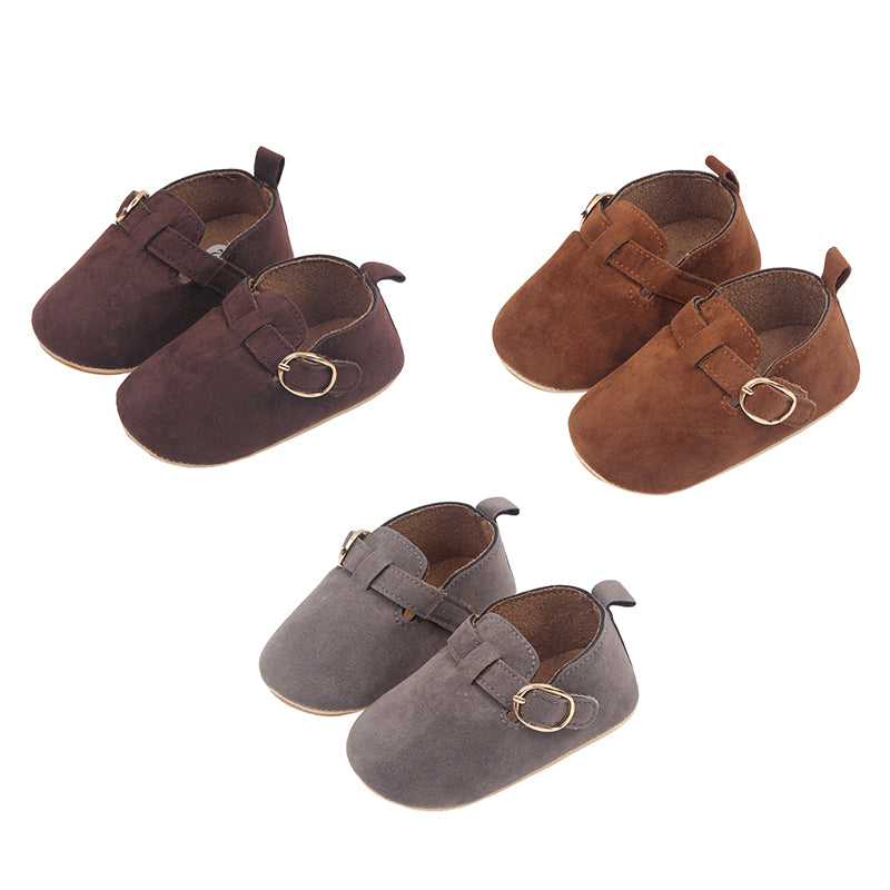 Zapatillas de bebé lindas y cómodas con suela flexible y antideslizante para primeros pasos de niñas y niños
