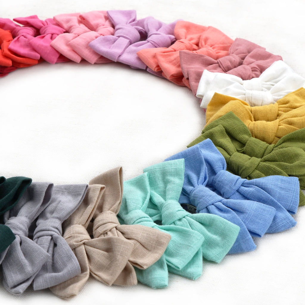 20 piezas de lazos para el pelo de bebé, clips para el pelo, accesorios para bebés, infantes, niños pequeños