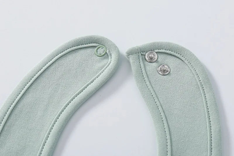 Baby Bibs Saliva Towel Stuff for Babies Solid Color Cotton Bib Boys Girls Burp Cloths Newborn Care Necessity Accessories Soft